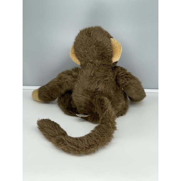 Vintage 1988 Bravo Applause Chimpanzee 17” Realistic Brown Stuffed Plush Monkey - Picture 4 of 12